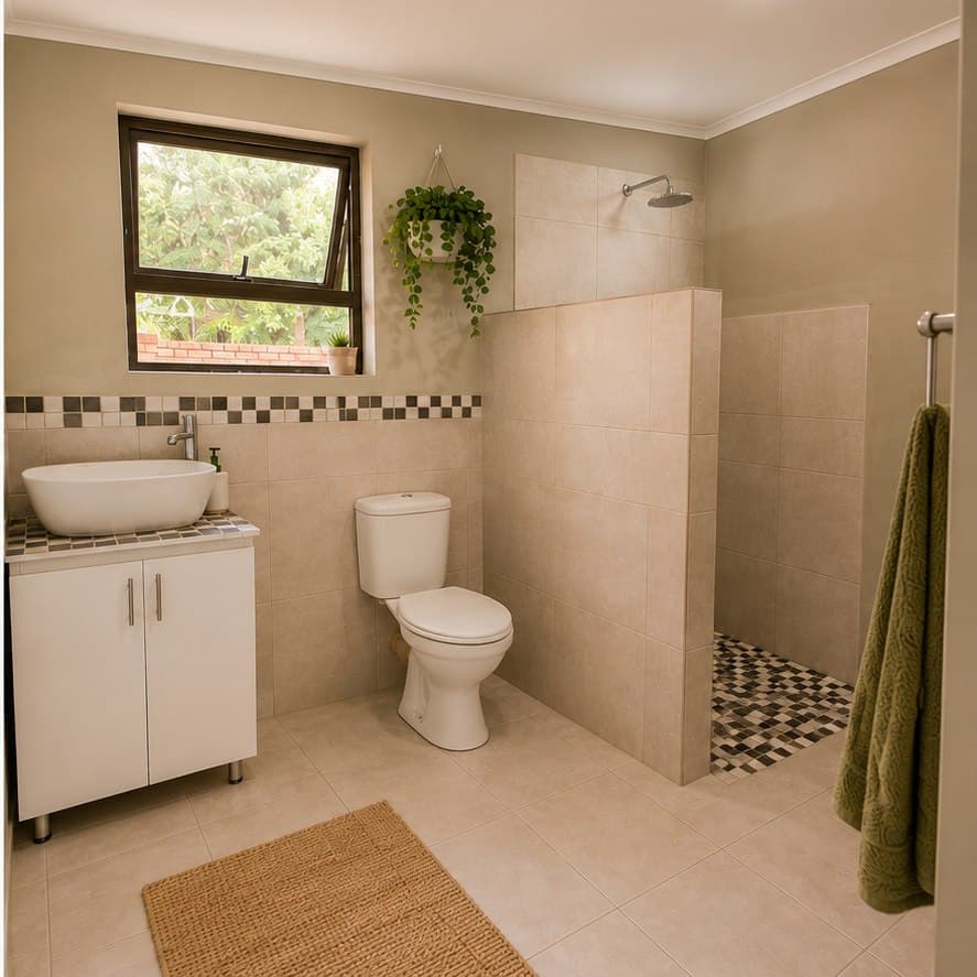A private en-suite bathroom at Ridgewel Assisted Living