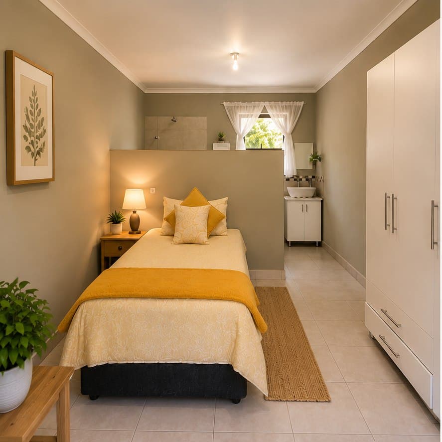 A private en-suite room at Ridgewel Assisted Living