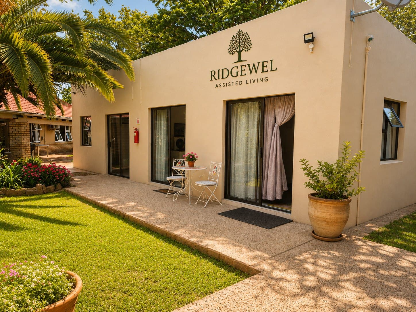 The exterior of the Ridgewel Assisted Living home in Randpark Ridge